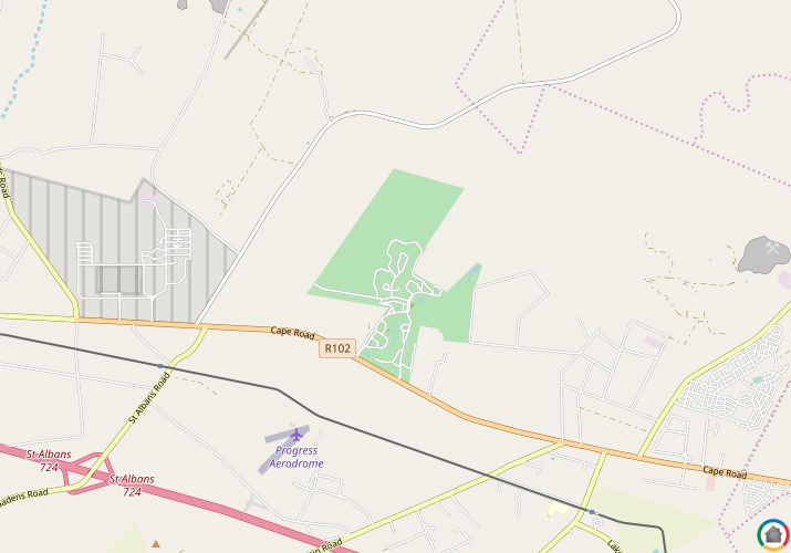 Map location of Wedgewood Golf Estate